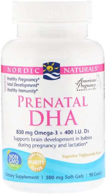 

Nordic Naturals, Prenatal DHA, 500 mg, 90 Soft Gels (NOR-01741)