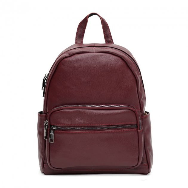 

Женский рюкзак Borsa Leather бордовый (k110086w-bordo)