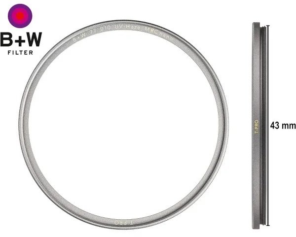 

Світлофільтр ультрафіолетовий B+W UV-FILTER Mrc nano T-PRO 43 mm (1097748)