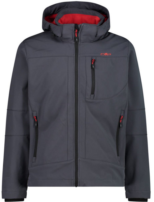 

Куртка Cmp Man Jacket Zip Hood (3A01787N-25UM) 54 (48) темно-серая демисезон с капюшоном