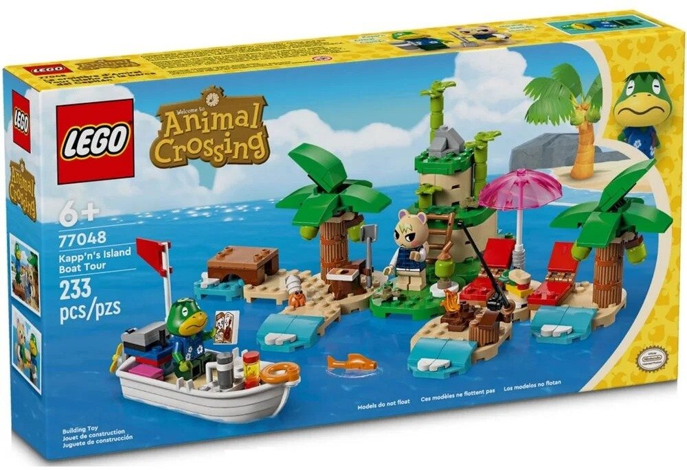 

Конструктор Lego Animal Crossing Островная экскурсия Kapp'n на лодке 233 деталей (77048)