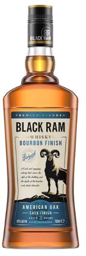 

Виски Black Ram Bourbon Cask Finish 40% 0.7л с бокалом (PLK3800032071132)