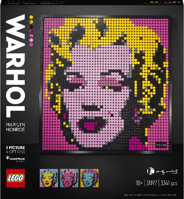 Акция на Lego Art Мэрилин Монро Энди Уорхола (31197) от Y.UA