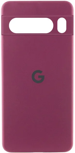 

Lakshmi Premium Silicone Case with Logo Full Camera Plum for Google Pixel 8 Pro