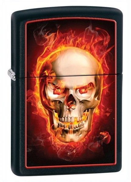 

Запальничка Zippo 218 Burning Skull (28307)