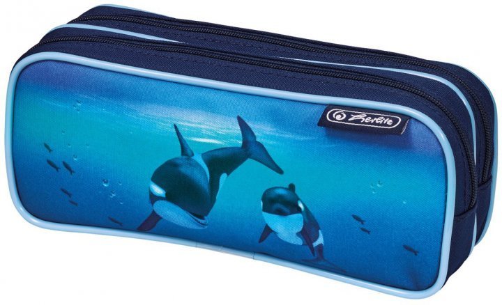 

Пенал Herlitz Double Oceanside Whales Киты (50033133W)