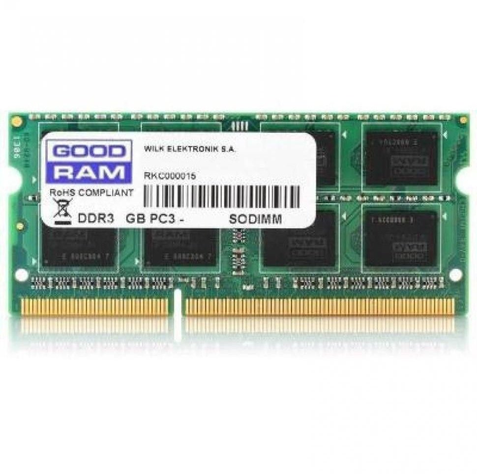 Акція на Goodram 8 Gb SO-DIMM DDR3L 1600 MHz (GR1600S3V64L11/8G) від Stylus