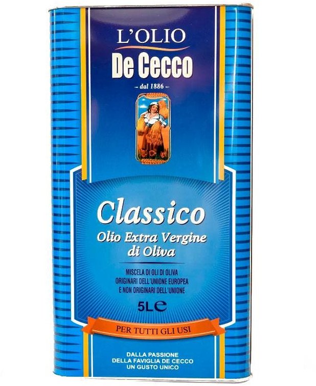 Оливковое-подсолнечное масло De Cecco Extra Vergine Classico 5 л для жарки (WT4209) від Stylus на платформі USKIDKA Акція на Оливковое-подсолнечное масло De Cecco Extra Vergine Classico 5 л для жарки (WT4209) від Stylus