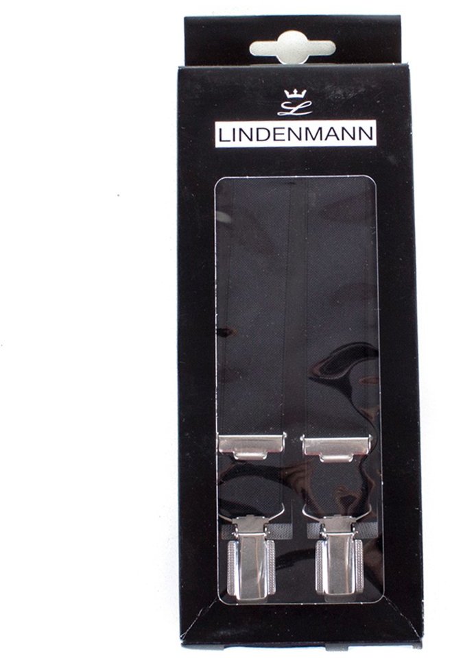 Акція на Підтяжки чоловічі Lindenmann чорні (FARE9155-07-2) від Y.UA