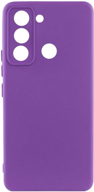 

Lakshmi Case Silicone Cover Full Camera Purple for Tecno Pop 5 Lte