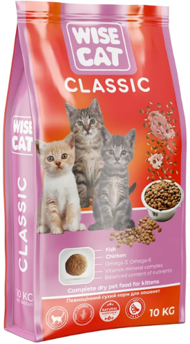 Акція на Сухой корм Wise Cat 10 кг Classic - Классик для котят 10 кг (4820111141326) від Stylus