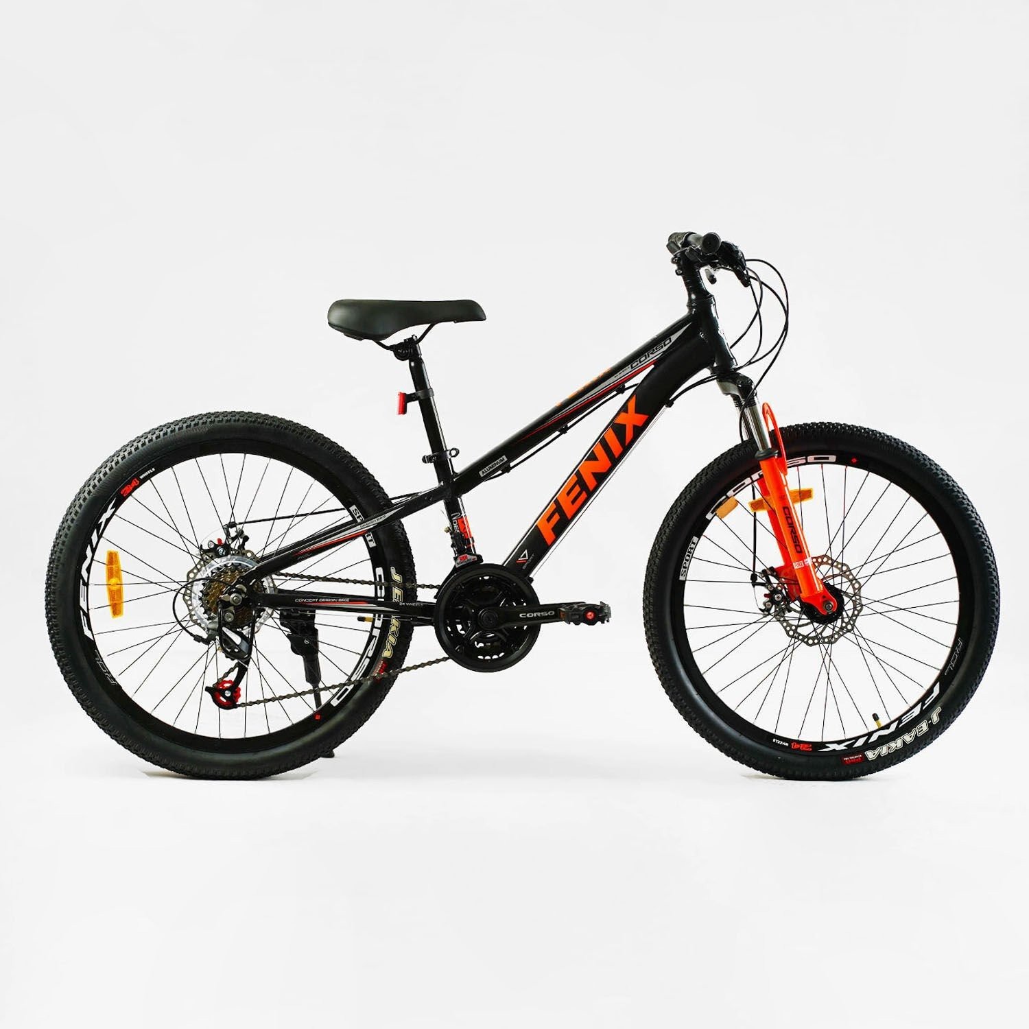 

Спортивний велосипед Corso Fenix 24" оранжевий (FX-24365)