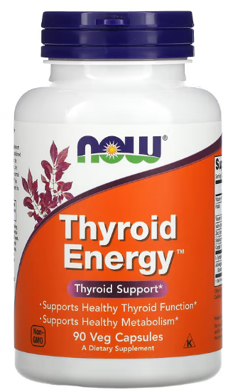 Акція на Now Foods Thyroid Energy Поддержка щитовидной железы 90 капсул від Stylus