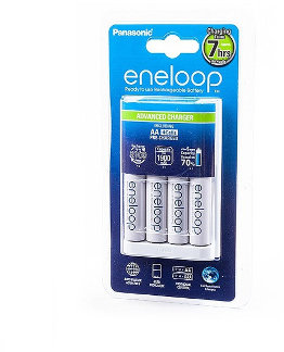 

Зарядное устройство Panasonic Advanced Charger+ Eneloop 4AA 1900 mAh NI-MH (K-KJ17MCC40E)