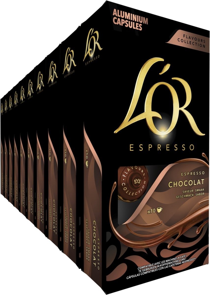 Акція на Кофе в капсулах L'OR Espresso Chocolat шоубокс 100х5.2 г (8711000488249) від Stylus