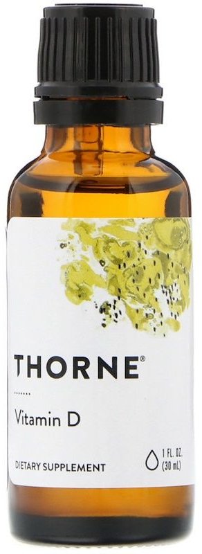 

Thorne Research Vitamin D 1 fl oz (30 ml) Вітамін Д