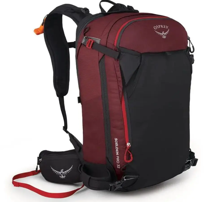 Акція на Рюкзак Osprey Soelden Pro E2 Airbag Pack 32 red mountain - O/S - красный (009.3114) від Stylus