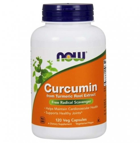 Акція на Now Foods Curcumin From Turmeric Root Extract, 120 Veg Capsules від Stylus