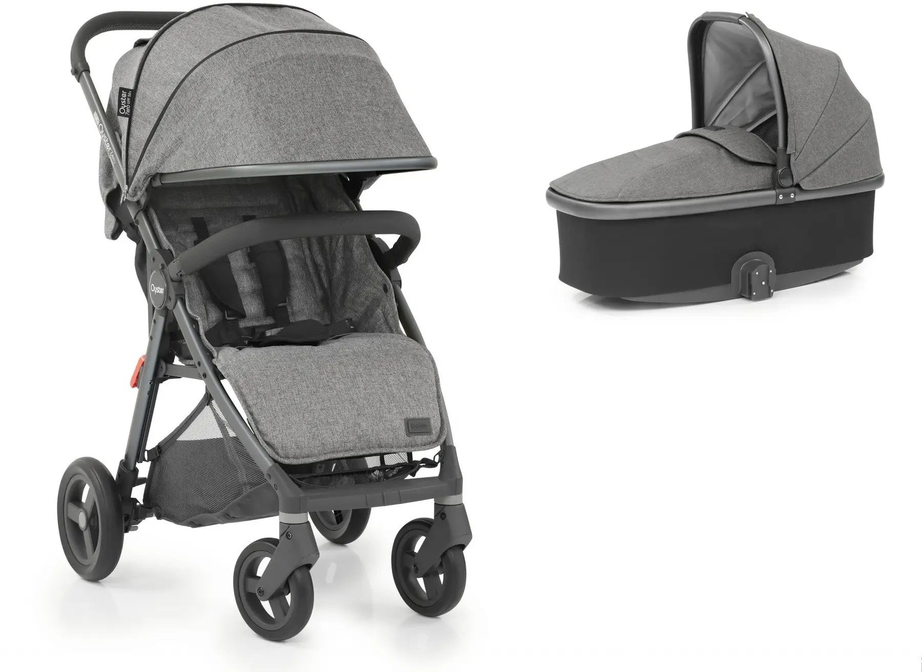 

Универсальная коляска 2 в 1 BabyStyle Oyster Zero Gravity Mercury