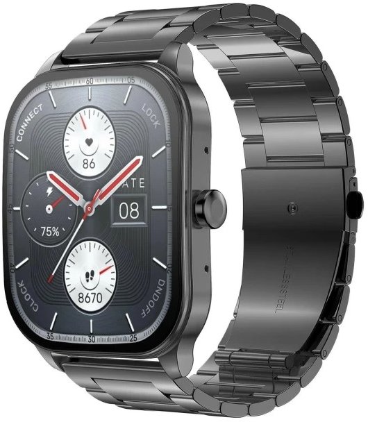 Акція на Amazfit Pop 3S Metal Black від Y.UA