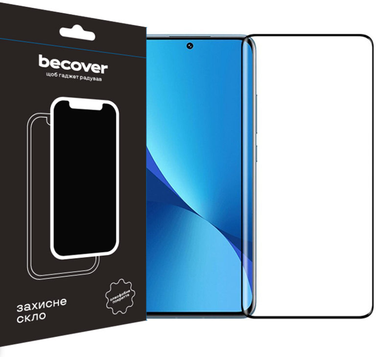 

BeCover Tempered Glass Black for Xiaomi Redmi 12 4G / Poco M6 Pro 5G (709610)