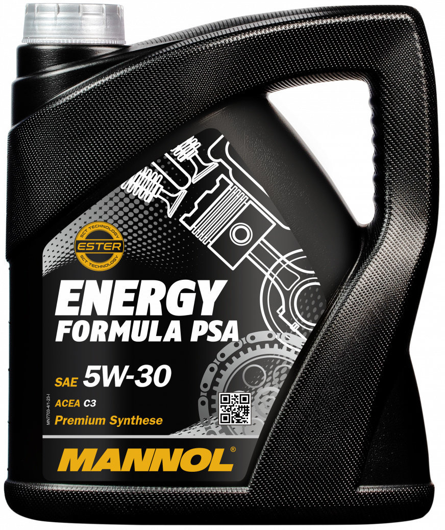Акция на Моторное масло Mannol Energy Formula Psa for Peugeot / Citroën 5W-30, 4л (MN7703-4) от Stylus