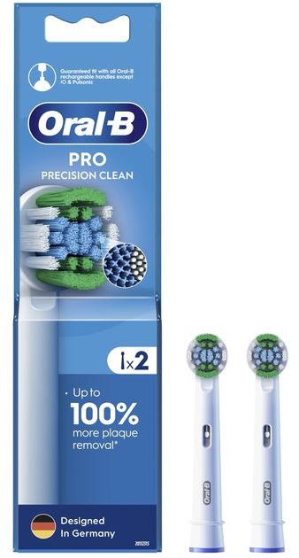 Акція на Насадка для зубной щетки Braun Oral-B Pro Precision Clean, 2 шт (8006540847367) від Stylus