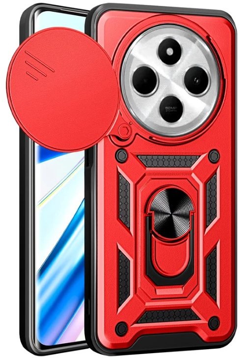 

Mobile Case Camshield Serge Ring Red для Xiaomi Redmi 14C / Poco C75