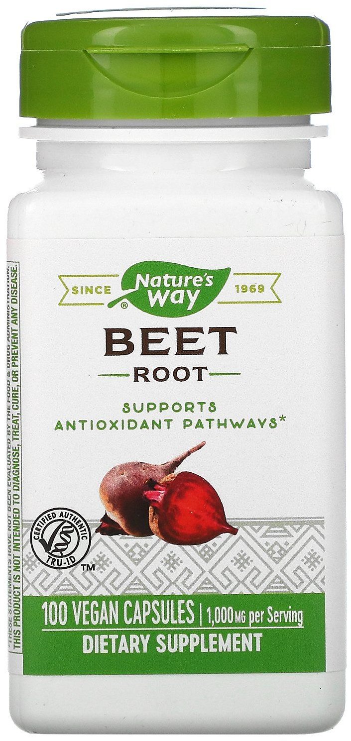 Акція на Nature's Way Beet Root Свекла 1000 мг 100 капсул від Stylus