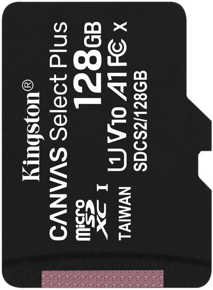 

Kingston 128GB microSDXC UHS-I U1 V10 A1 Canvas Select Plus (SDCS2/128GBSP)