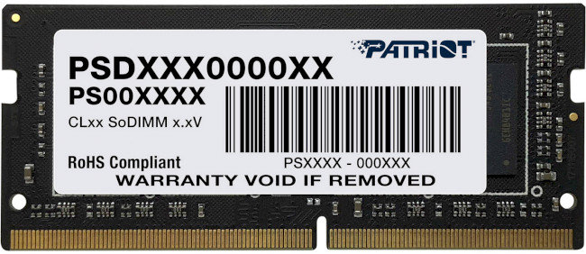 Акція на Patriot 16 Gb SO-DIMM DDR4 3200 MHz (PSD416G32002S) від Stylus