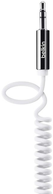 Акція на Belkin Audio Cable Mini-jack 3.5 to Mini-jack 3.5 Mixit Coiled 1.8м White (AV10126cw06-WHT) від Y.UA