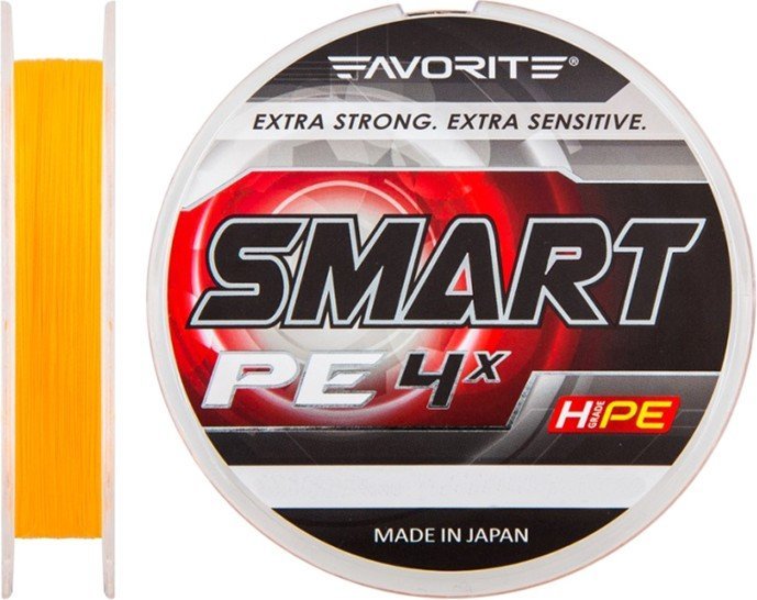 

Favorite Smart Pe 4x 150м, #1.2/0.187мм, 6.8кг, оранжевый (1693.10.18)