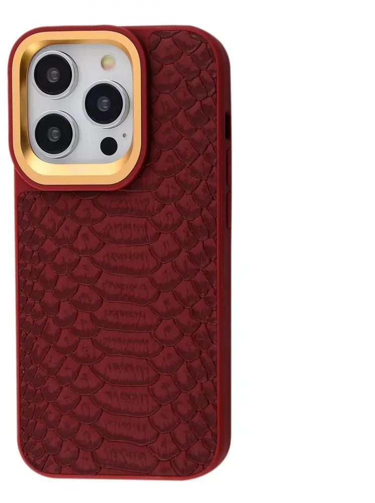 

Kajsa Snake Pattern Burgundy for iPhone 13 Pro