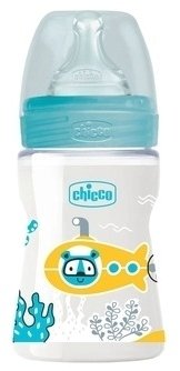 

Бутылочка Chicco Well-Being 150 мл, голубой (28611.20)