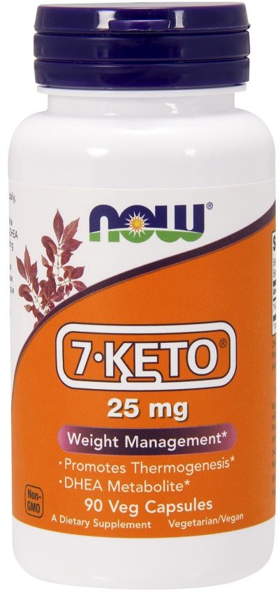 Акція на Now Foods 7-Keto-DHEA 25 mg Veg Capsules 90 caps від Stylus