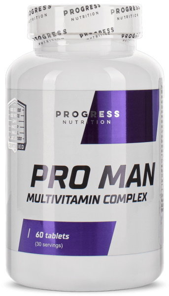 

Progress Nutrition Pro Man Комплекс витамин и минералов для мужчин 60 таблеток