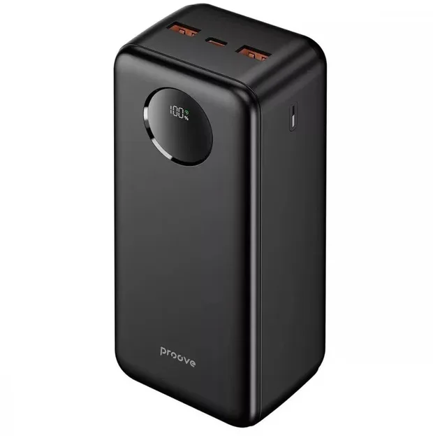 Акція на Proove Power Bank 30000mAh Illuminator Se 22.5W Black від Y.UA