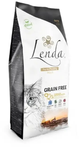 Акція на Сухой беззерновой корм для котов Lenda Adult Cat Farm Poultry Grain Free с домашней птицей 2 кг (8435578201498) від Stylus