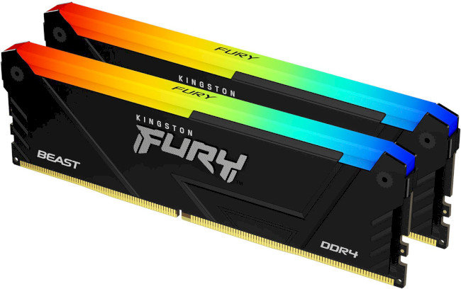 Акція на Kingston Fury 32 Gb (2x16GB) DDR4 3600 MHz Renegade Rgb (KF436C16RB12AK2/32) від Stylus