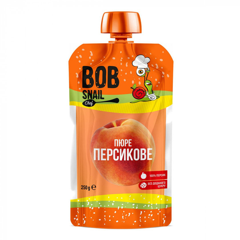

Пюре фруктовое Bob Snail Персик 250 г
