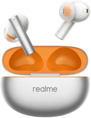 Акція на Realme Buds Air 6 RMA2402 Flame Silver/Orange від Stylus