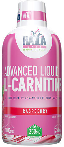 Акція на Haya Labs Advanced Liquid L-Carnitine 1000 mg Ацетил-L-карнитин 500 мл Raspberry від Stylus