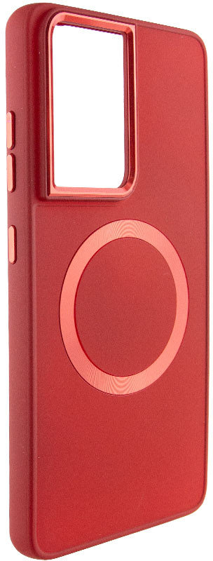 

Tpu Case Bonbon Metal Style with MagSafe Red for Samsung S908 Galaxy S22 Ultra