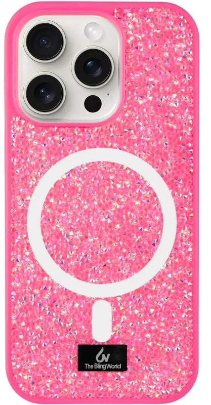 

Bling World Rock Diamond з MagSafe Rose для iPhone 16 Pro