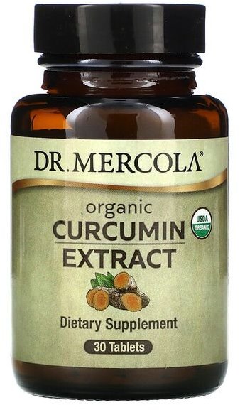 Акція на Dr. Mercola Organic Curcumin Extract Куркумин органический экстракт 30 таблеток від Stylus