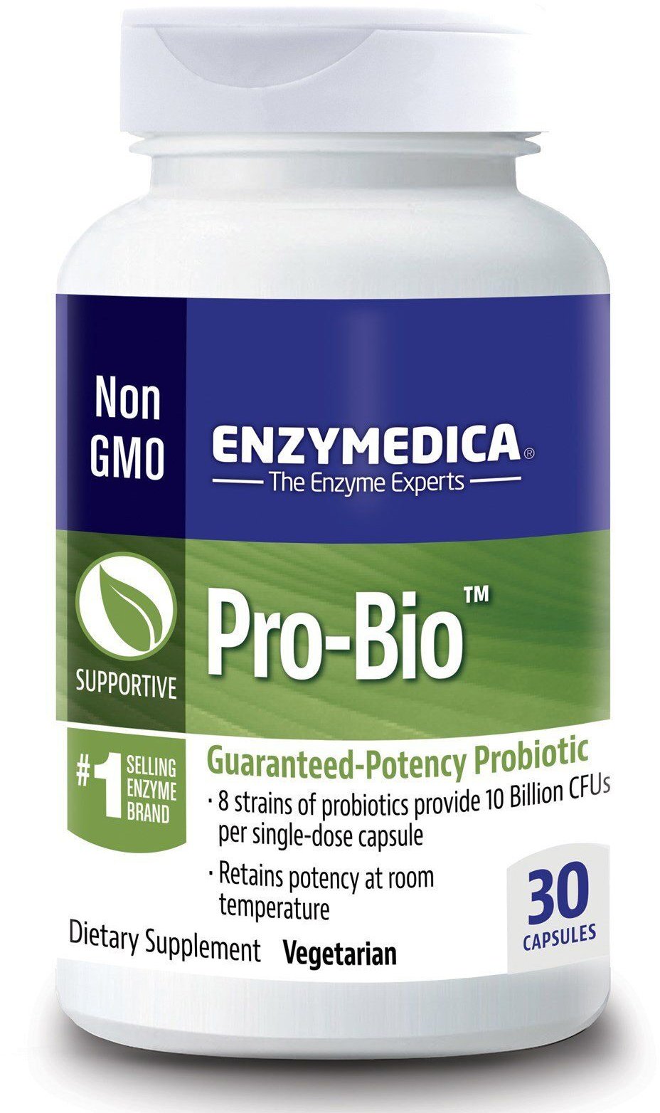 Акція на Enzymedica Pro Bio Guaranteed Potency Probiotic Пробиотики 30 капсул від Stylus