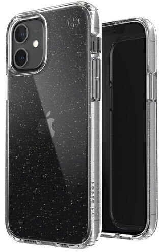 

Speck Presidio Perfect-Clear with Glitter Case Clear / Gold (138488-5636) for iPhone 12 / iPhone 12 Pro