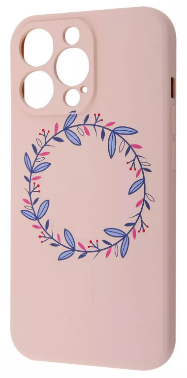 

Wave Minimal Art Case with MagSafe Pink Sand/Wreath for iPhone 13 Pro