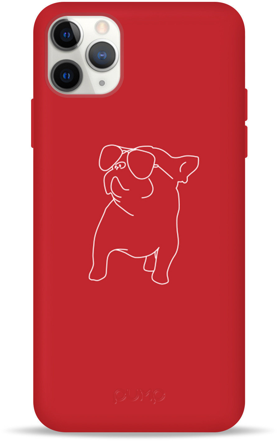 

Pump Silicone Minimalistic Case Pug With (PMSLMN11PROMAX-1/233) for iPhone 11 Pro Max